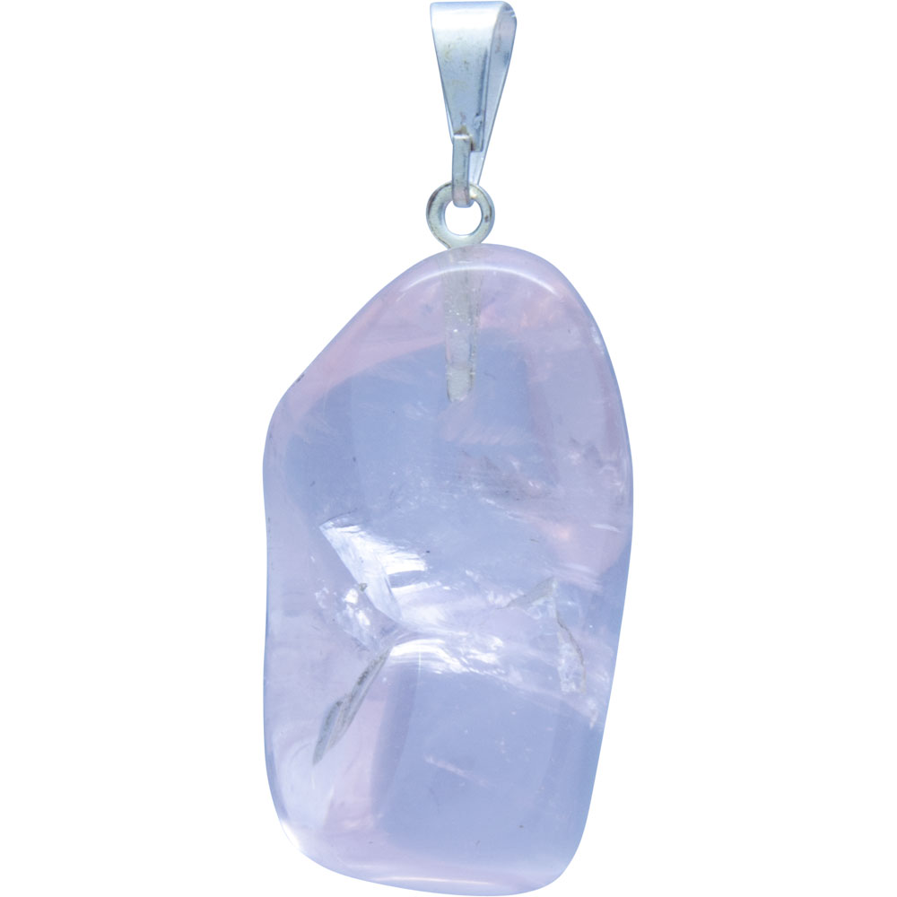 Tumbled Stone PENDANT - Rose Quartz (Pack of 5)