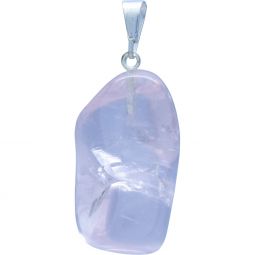 Tumbled Stone Pendant - Rose Quartz (Pack of 5)