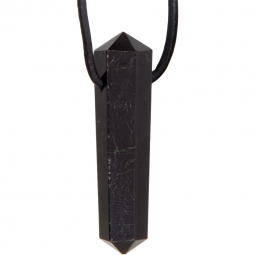 Double Terminated Point Necklace - Black Tourmaline (Each)