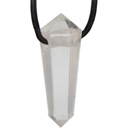 Double Terminated Point Necklace - Clear Quartz (Each)