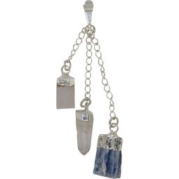 Gemstone Pendant - Cleasing - Clear Quartz, Kyanite, Selenite (Each)