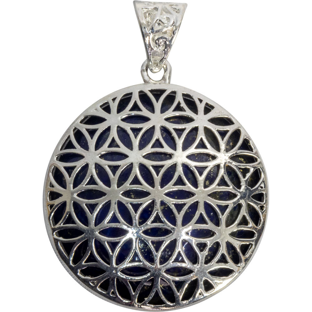 FLOWER of Life Pendant - Lapis (Each)