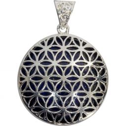 Flower of Life Pendant - Lapis (Each)