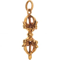 Tibetan Pendant Brass Dorje - Large (Each)