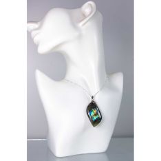 Gemstone Leaf Pendant - Labradorite (Each)