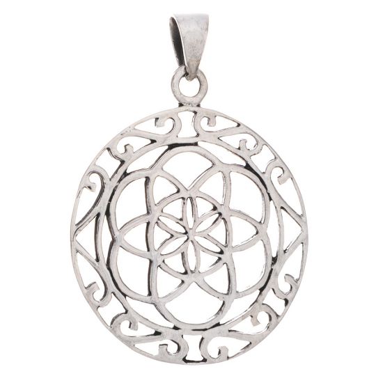 Protected Seed Flower of Life Pendant