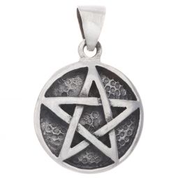 Embossed Pentacle Pendant