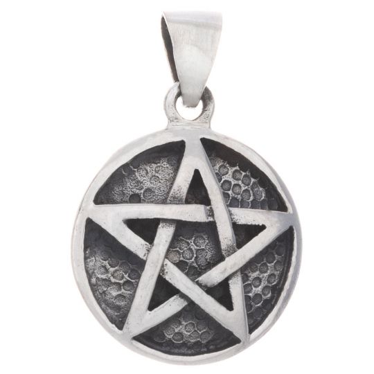 Embossed Pentacle Pendant