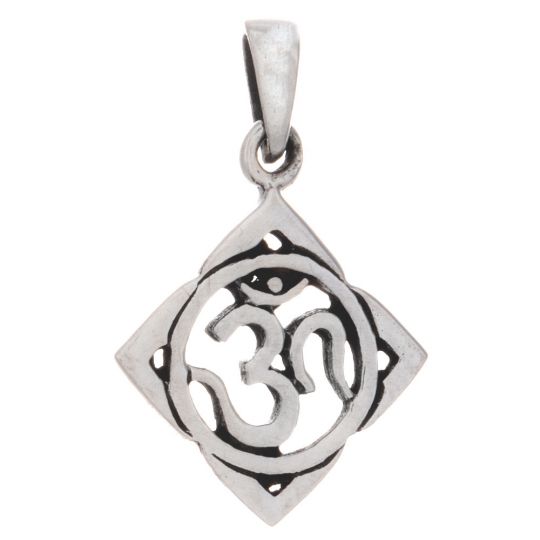 Square Small Om Pendant