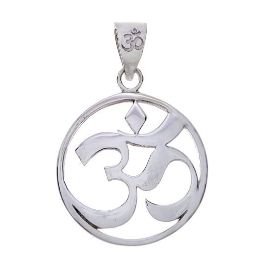 Plain Circle Om Pendant
