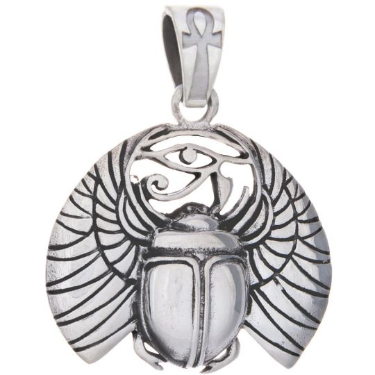 Scarab Deco Egyptian Pendant