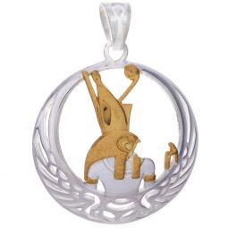 Gold Plated Egyptian Pendant Horus-Protection