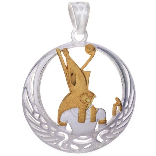 Gold Plated Egyptian Pendant Horus-Protection