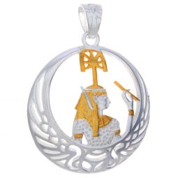 Gold Plated Egyptian Pendant Seshat-Communication