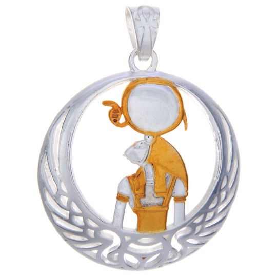 Gold Plated Egyptian Pendant Sekhmet-Empowerment