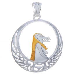 Gold Plated Egyptian Pendant Taweret-Abundance