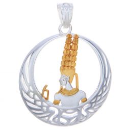 Gold Plated Egyptian Pendant Amun-Knowledge