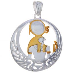 Gold Plated Egyptian Pendant Ra-Insight