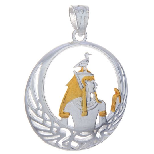 Gold Plated Egyptian Pendant Geb-Fertility