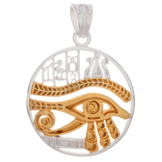 Gold Plated Crowned Pendant