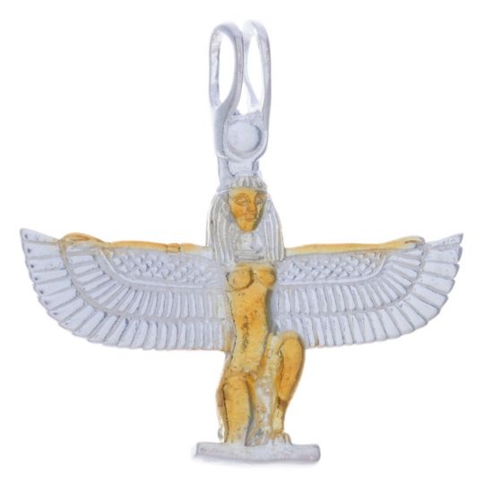 Gold Plated Isis Rising Pendant