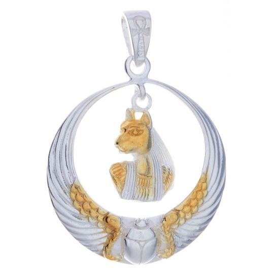 Gold Plated Basted Pendant