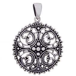 Circular Arabesque Pendant
