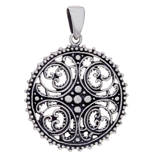 Circular Arabesque Pendant