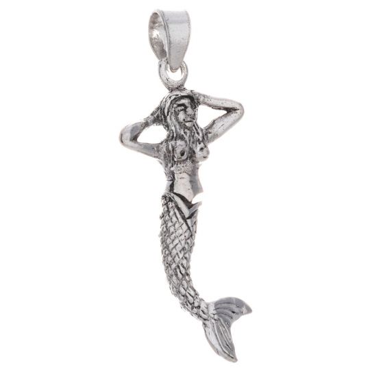 Mermaid Fantasy Pendant w / Moving Tail