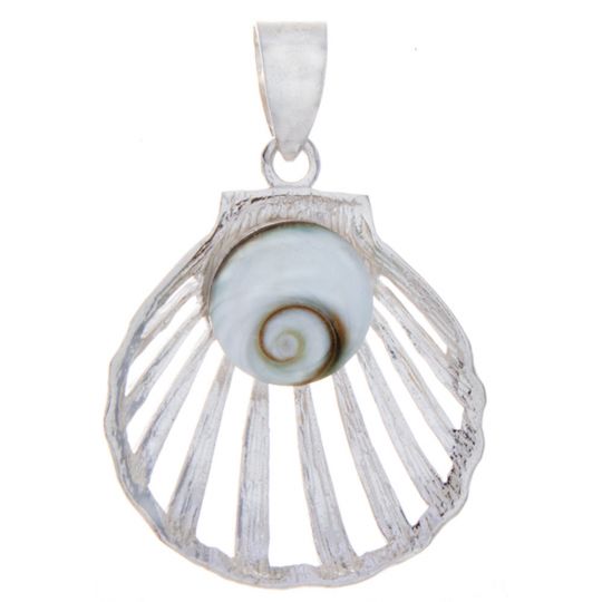 Shell Shiva Eye Pendant
