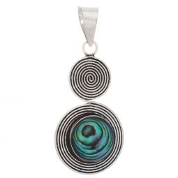 Spiral Abalone Shell Pendant