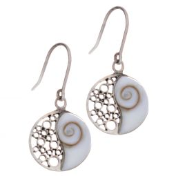 Yin Yang Shiva Eye Earrings