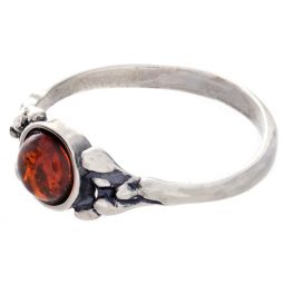 Amber Ring -   Festooned Round - Size 8