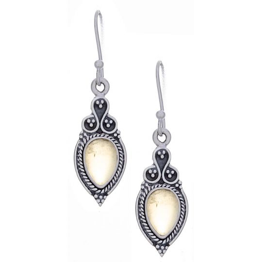 Citrine Fancy Teardrop Earrings