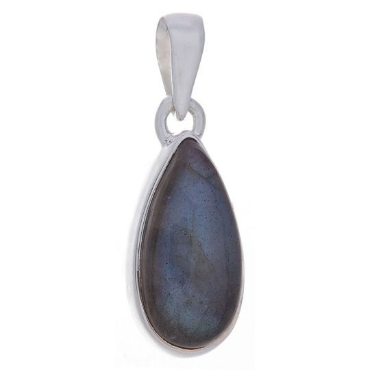 Labradorite Simple Teardrop Pendant