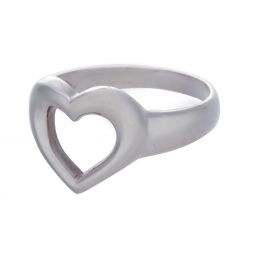 Open Heart Ring - Size 9 (12mm H)
