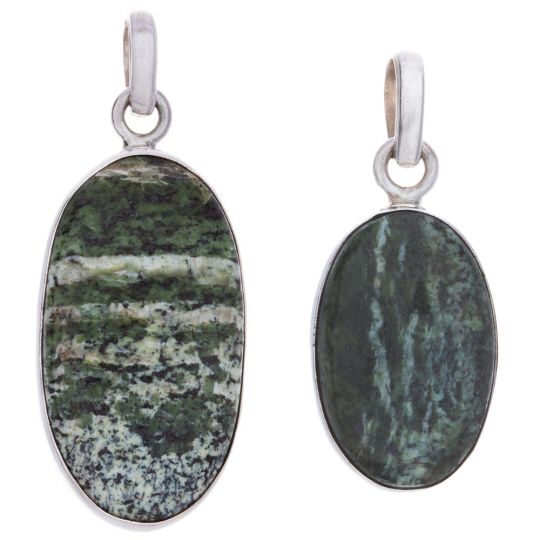 Assorted Swiss Opal Plain Oval Pendant (34 to 41mm H)