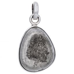 Pyrite  Semi-Rough Teardrop Pendant (27 to 33mm H)