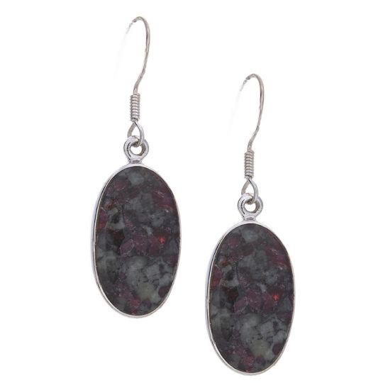 Assorted Long Oval Eudyalite Earrings (38 to 44mm H)