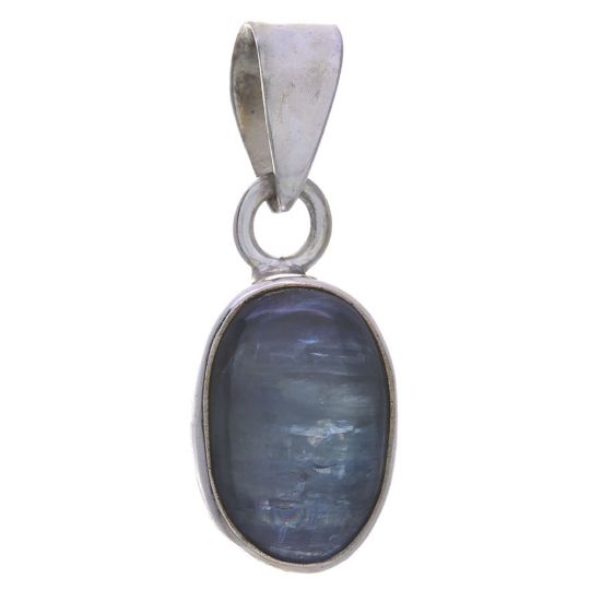 Assorted Small Plain Oval Kyanite Pendant (26 to 31mm H)