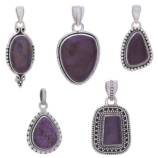 (CLEARANCE) Assorted Shapes Small Fancy Stitchite Pendant  (25 to 32mm H)