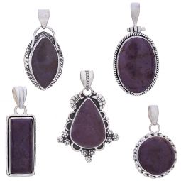 (CLEARANCE) Assorted Shapes Medium Fancy Stitchite Pendant  (30 to 37mm H)