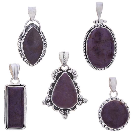 (CLEARANCE) Assorted Shapes Medium Fancy Stitchite Pendant  (30 to 37mm H)