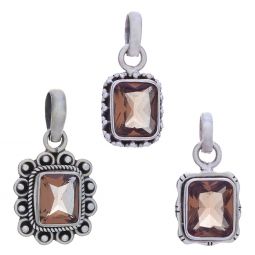 Assorted Small Rectangular Zultanite Pendant (25 to 33mm H)