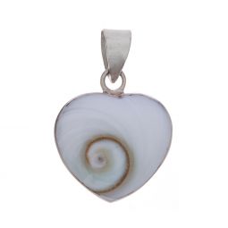 Shiva Eye Heart Pendant (21 to 25mm H)